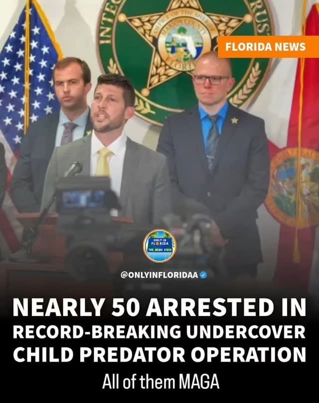 Record-Breaking Florida Child Predator Sting Leads to 50 Arrests